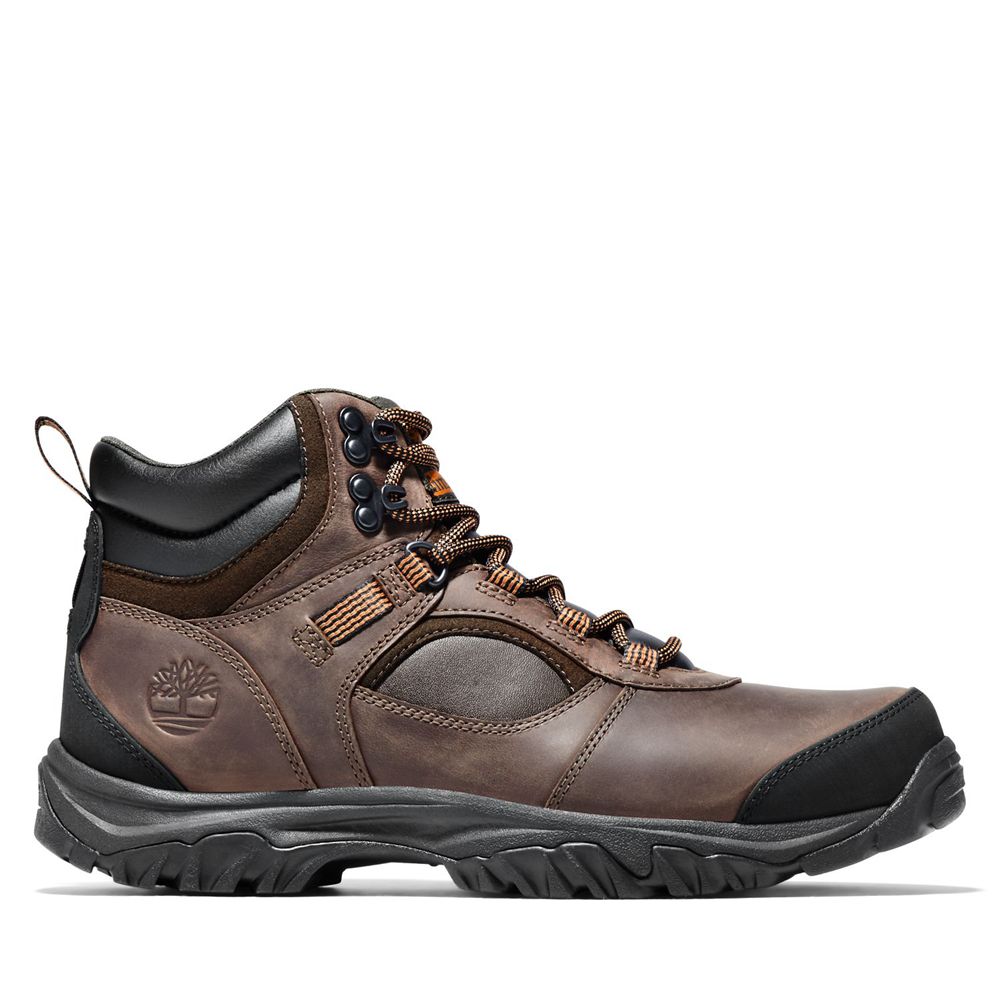 Timberland Mens Hiking Boots Mt. Major Mid - Dark Brown - India RA9260748